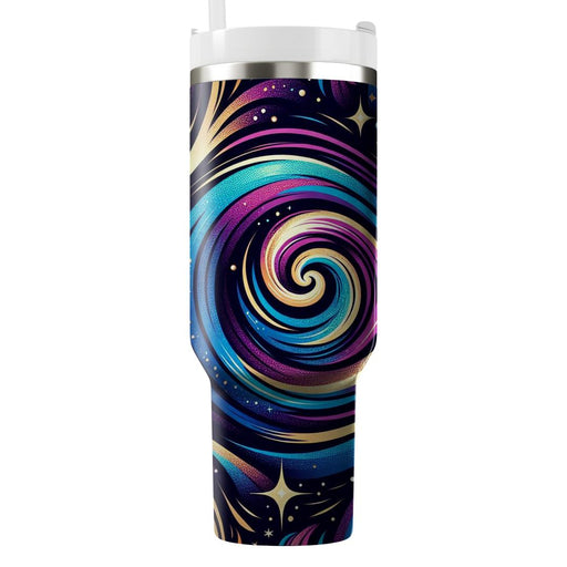 Vivid Spiral Galaxy  Personalized Tumblers