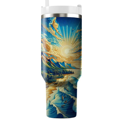 Sunkissed Summer Adventure  Travel Tumblers