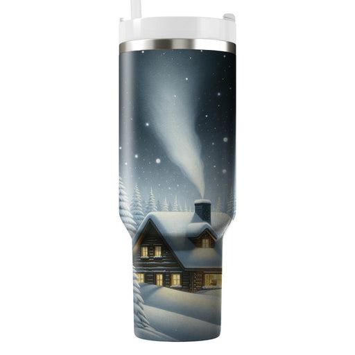 Winter Cozy Lodge  Custom Tumblers