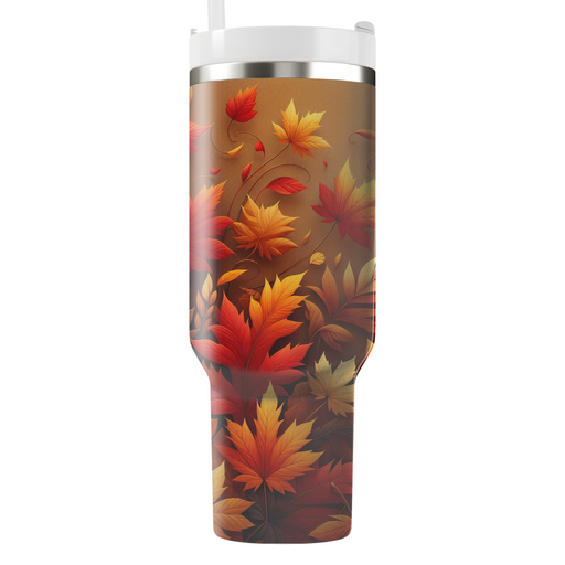 Autumn Leaf Crunch  Personalized Tumblers