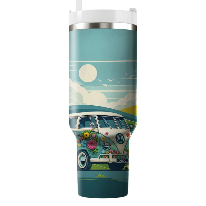 Hippie Van Adventure  Decorative Tumblers