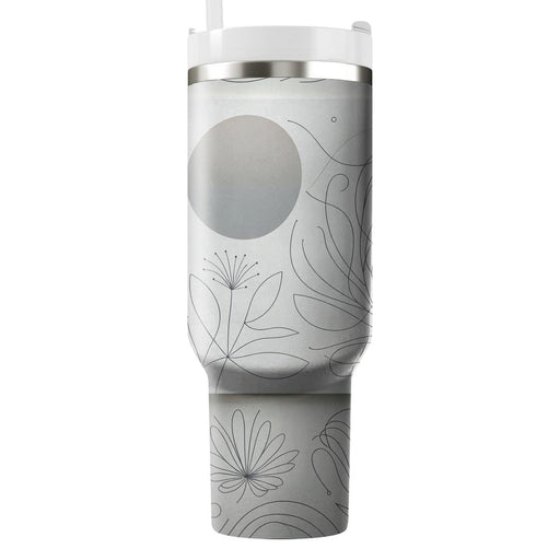 Simple Line Art Pattern  Personalized Tumblers