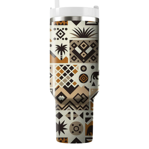 Geometric Safari  Unique Tumblers