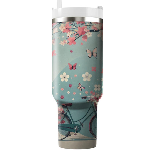 Vintage Bicycle Adventure  Tumbler Cups