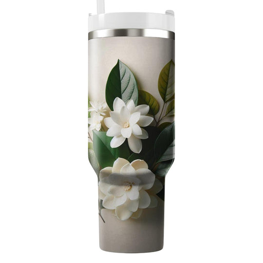 Gardenia Whispers  Custom Tumblers