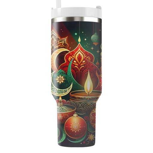 Fusion Of Cultural Festivals Tumblers With Lids