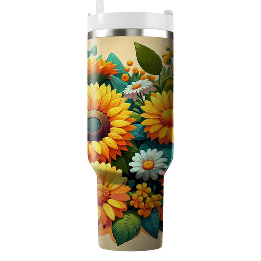 Sunkissed Floral  Tumblers For Gifts