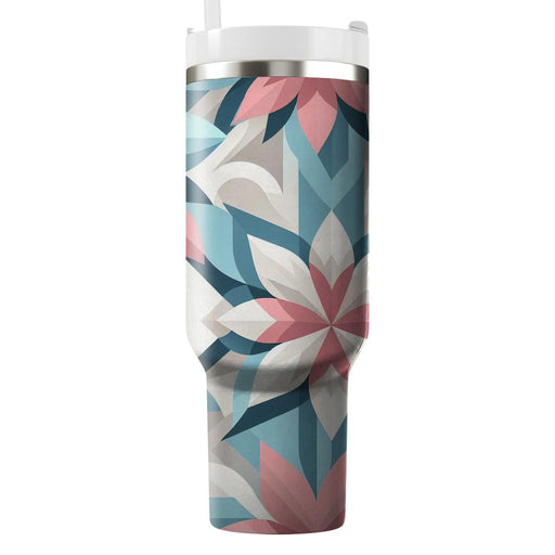 Geometric Blossom  Custom Tumblers