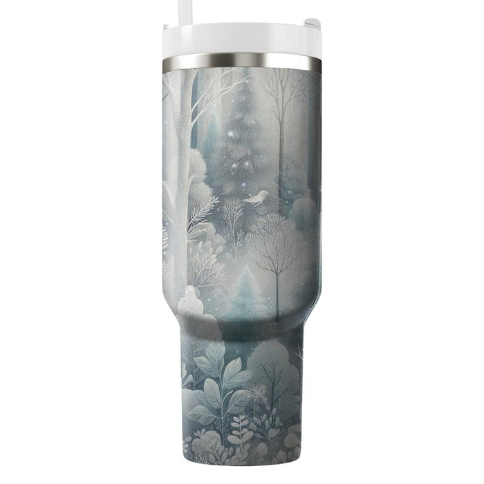 Winter Woodland Fantasy Tumblers With Lids