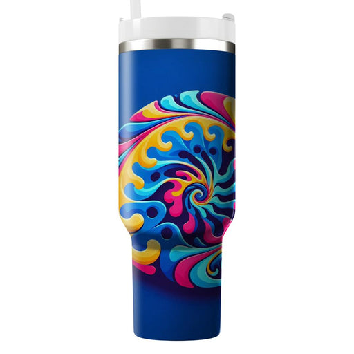 Tie-dye Fusion  Tumblers With Lids