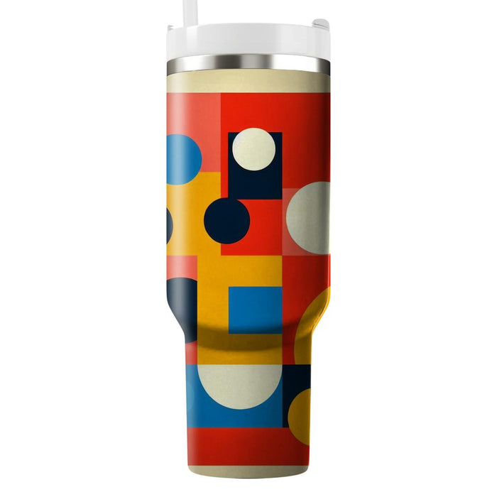 Geometric Pop Art Delight  Tumblers With Lids