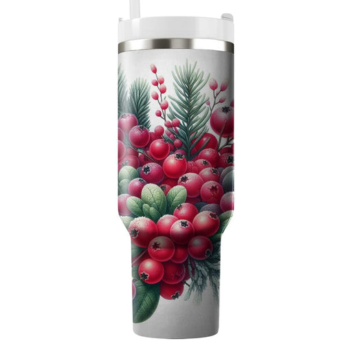 Winter Cranberry Cheer  Insulated Tumblers