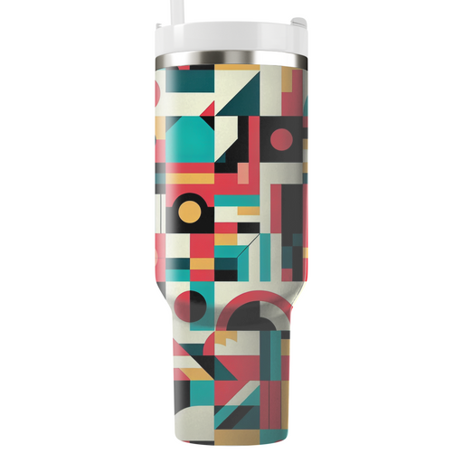 Abstract Mosaic Pattern  Insulated Tumblers