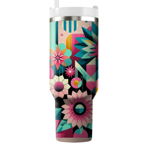 Retro Funky Flora  Tumblers For Gifts