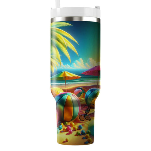 Sunkissed Beach Vibes  Tumblers With Lids