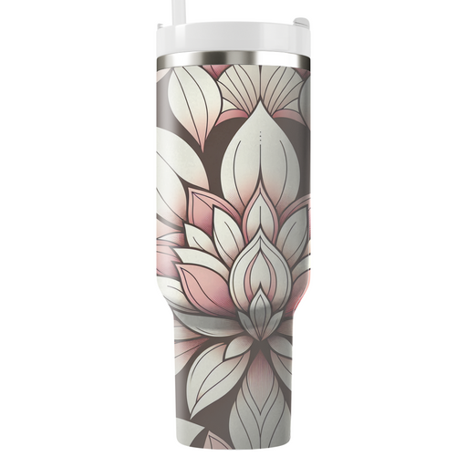 Symmetrical Petal Arrangement  Decorative Tumblers