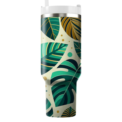 Bold Tropical Leaves  Tumblers For Gifts