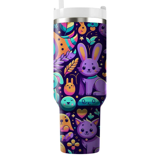 Whimsical Cartoon Critters  Unique Tumblers