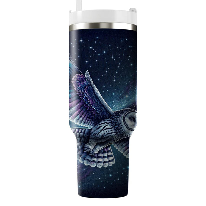 Galactic Owl Galaxy  Custom Tumblers