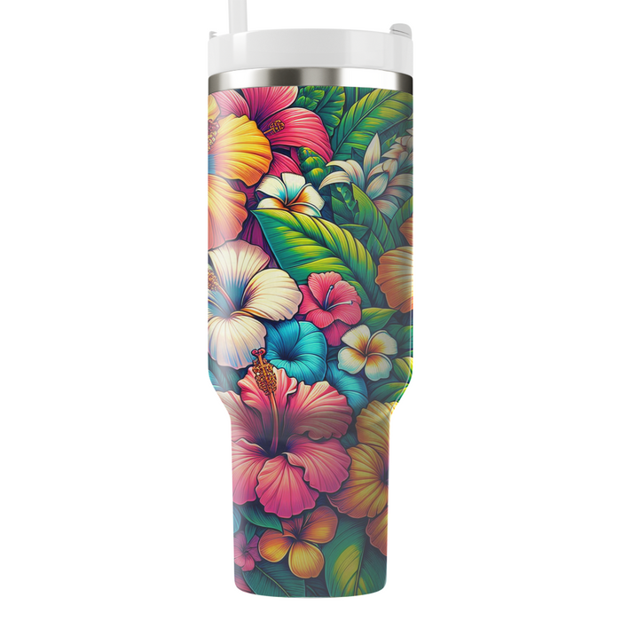 Tropical Paradise Blooms  Insulated Tumblers