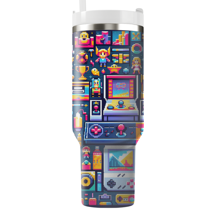 80s Arcade Adventure  Tumblers With Lids