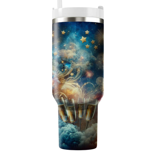 Wondrous Wishes - A Dreamy New Year's Eve  Decorative Tumblers