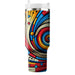 Vivid Spiral Design  Travel Tumblers