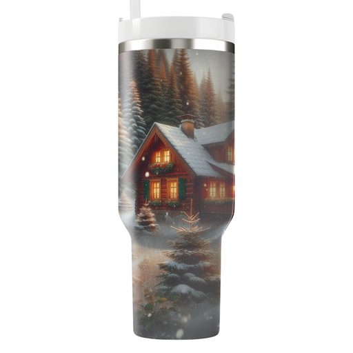 Winter Cozy Hearth  Personalized Tumblers