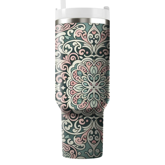 Floral Filigree  Decorative Tumblers