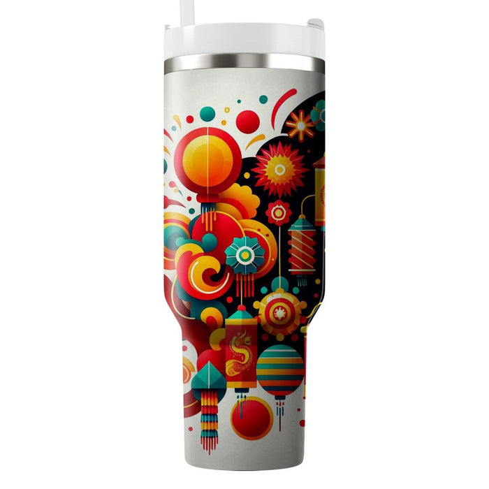 Whimsical Lights - Lunar New Year Celebration  Decorative Tumblers