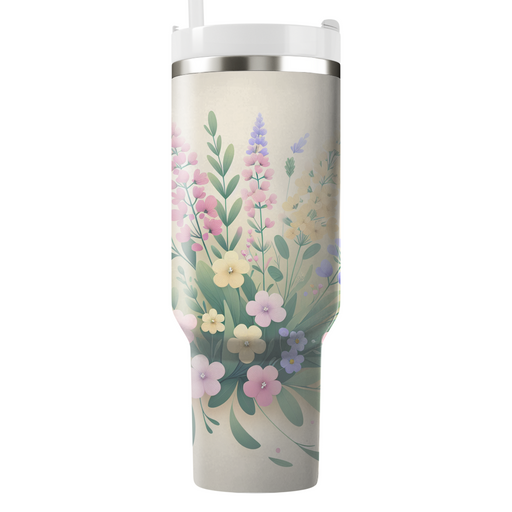 Floral Harmony  Custom Tumblers