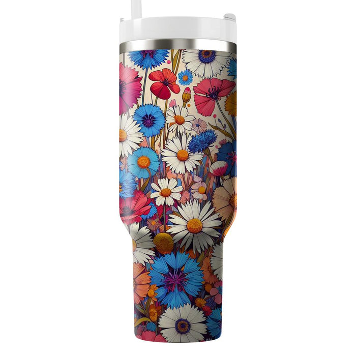 Wildflower Meadow Magic  Unique Tumblers