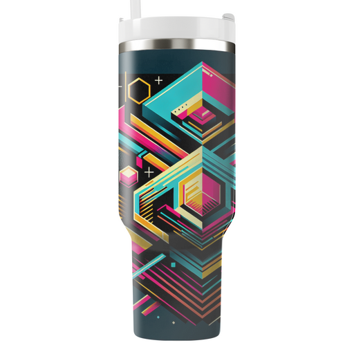 Futuristic Geometric  Custom Tumblers