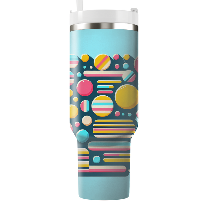 Whimsical Dots And Stripes  Unique Tumblers