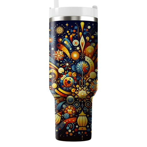 Symphony Of Colors - A Festival Of Lights  Custom Tumblers