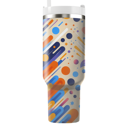 Abstract Shapes Explosion  Tumbler Cups