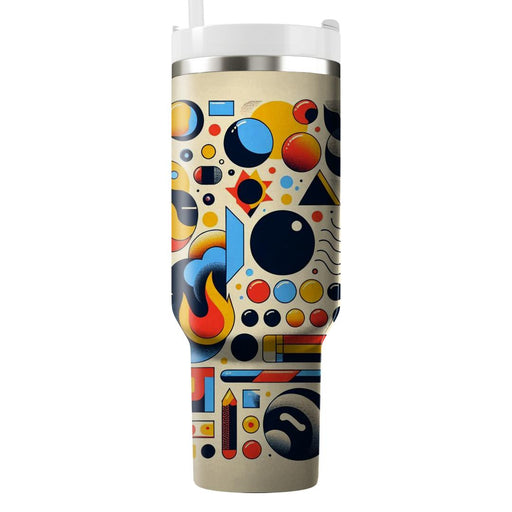 Abstract Elements  Travel Tumblers