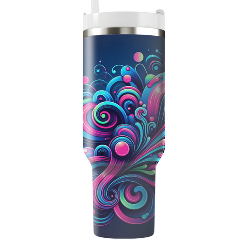 Neon Dreams Travel Tumblers