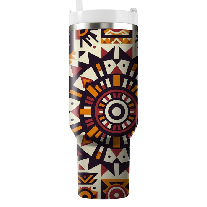 Aztec Sunburst  Custom Tumblers