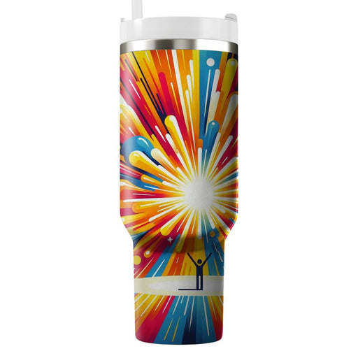 Starburst Explosion  Tumblers With Lids