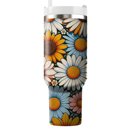 Flower Power Reverie  Unique Tumblers