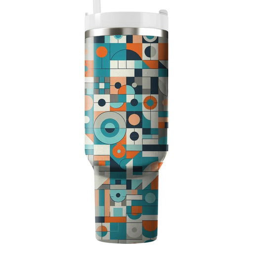 Abstract Mosaic Tiles  Personalized Tumblers