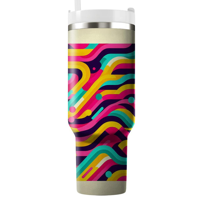 Dynamic Stripes  Insulated Tumblers