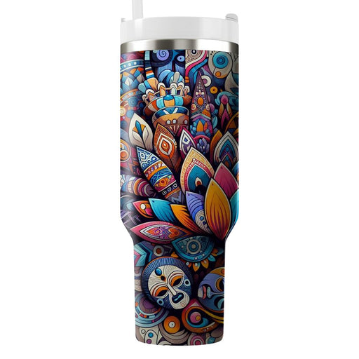 Whirlwind Of Cultures - A Festival Of Fusion  Personalized Tumblers