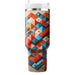 Dramatic Triangular Mosaic  Travel Tumblers