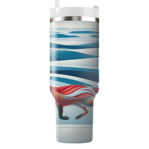 Whispering Fox Tundra  Decorative Tumblers