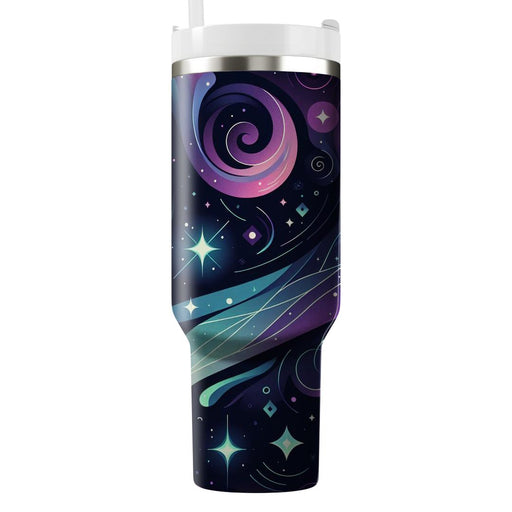 Galactic Aurora  Tumblers With Lids