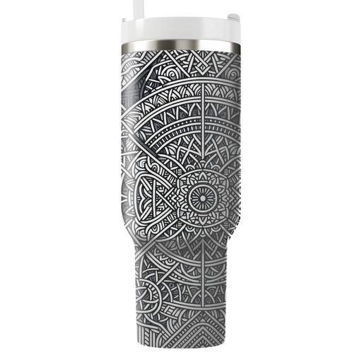 Abstract Geometric Lines  Custom Tumblers