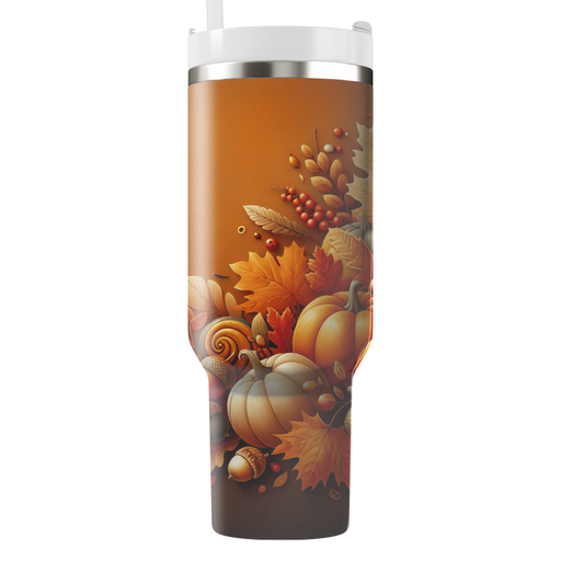 Autumn Harvest Festivity  Tumbler Cups