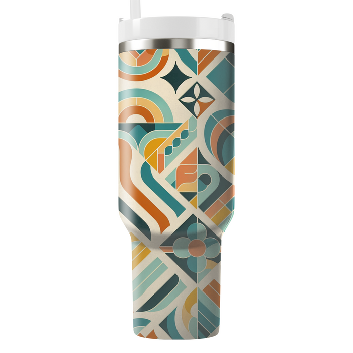 Modern Mosaic Tiles Decorative Tumblers